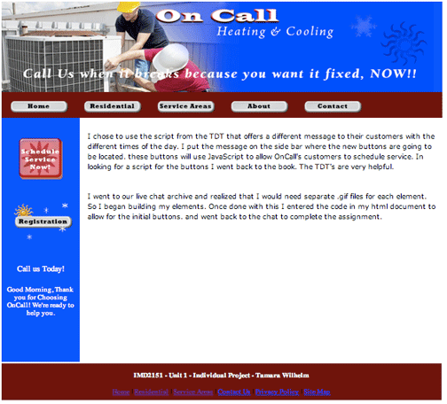 On Call - Lots of JavaScript